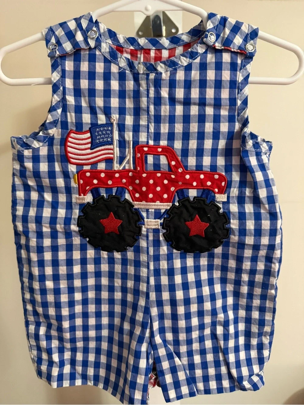 New Reversible Gingham Jon Jon